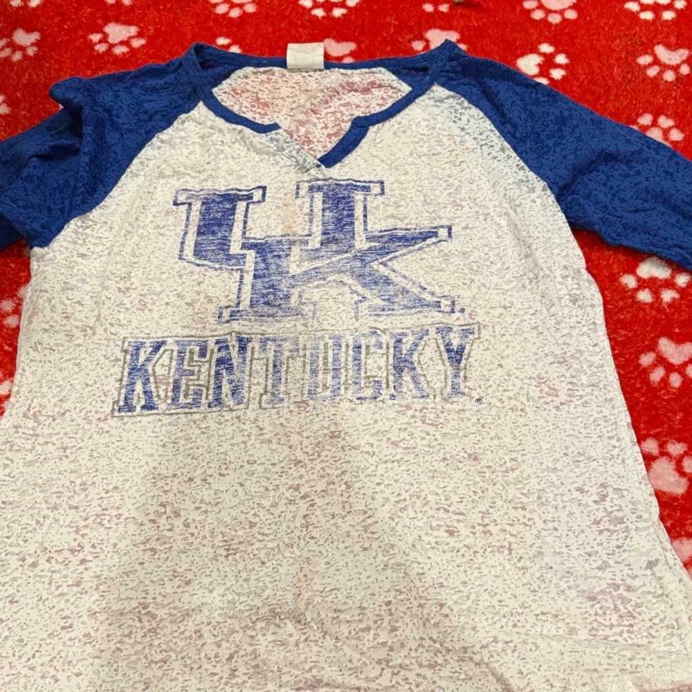 Knights Apparel Blue and White Kentucky Tee